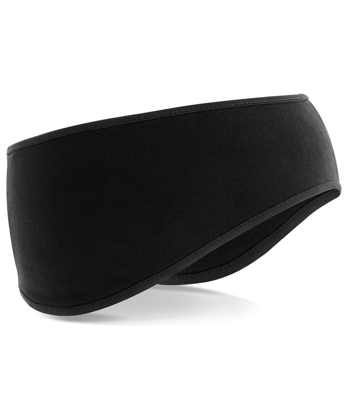 Beechfield Softshell sports tech headband in Black, image 2