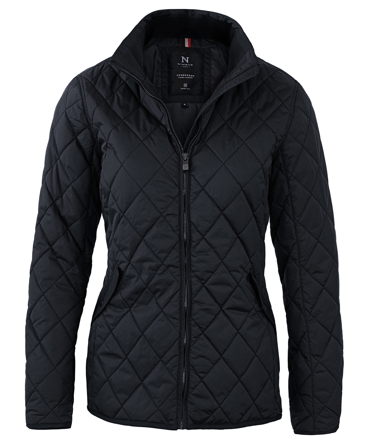 Nimbus Women’s Henderson – stylish diamond quilted jacket in Midnight Blue, front view