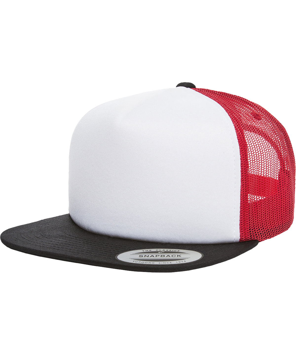 Flexfit by Yupoong Foam trucker with white front, image 3