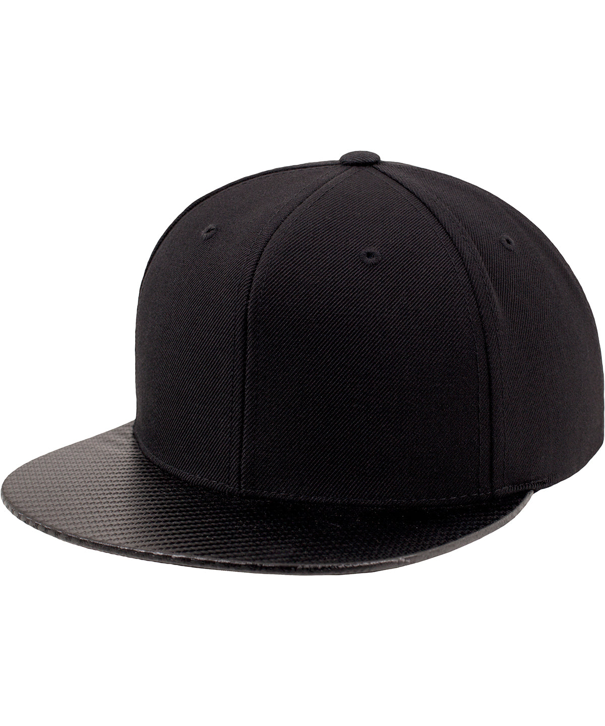 Flexfit by Yupoong Carbon snapback in Black/Carbon, image 2