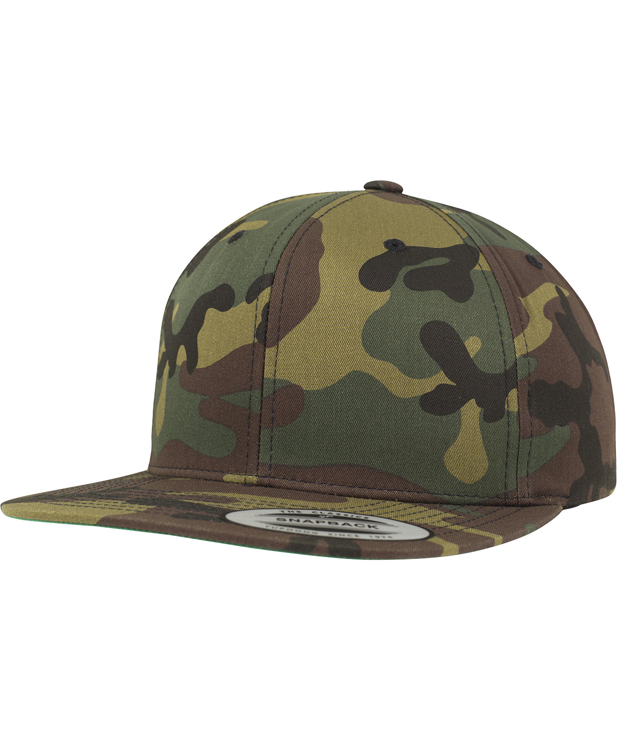 Flexfit by Yupoong Camo classic snapback in Camo, image 2
