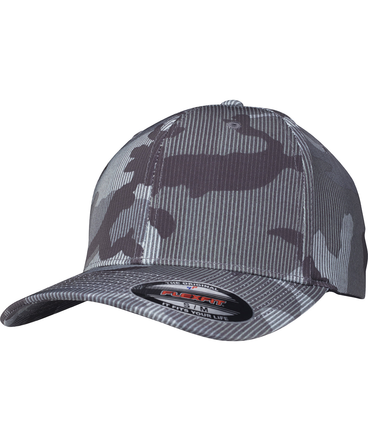 Flexfit by Yupoong Flexfit camo stripe cap in Dark Camo, image 2