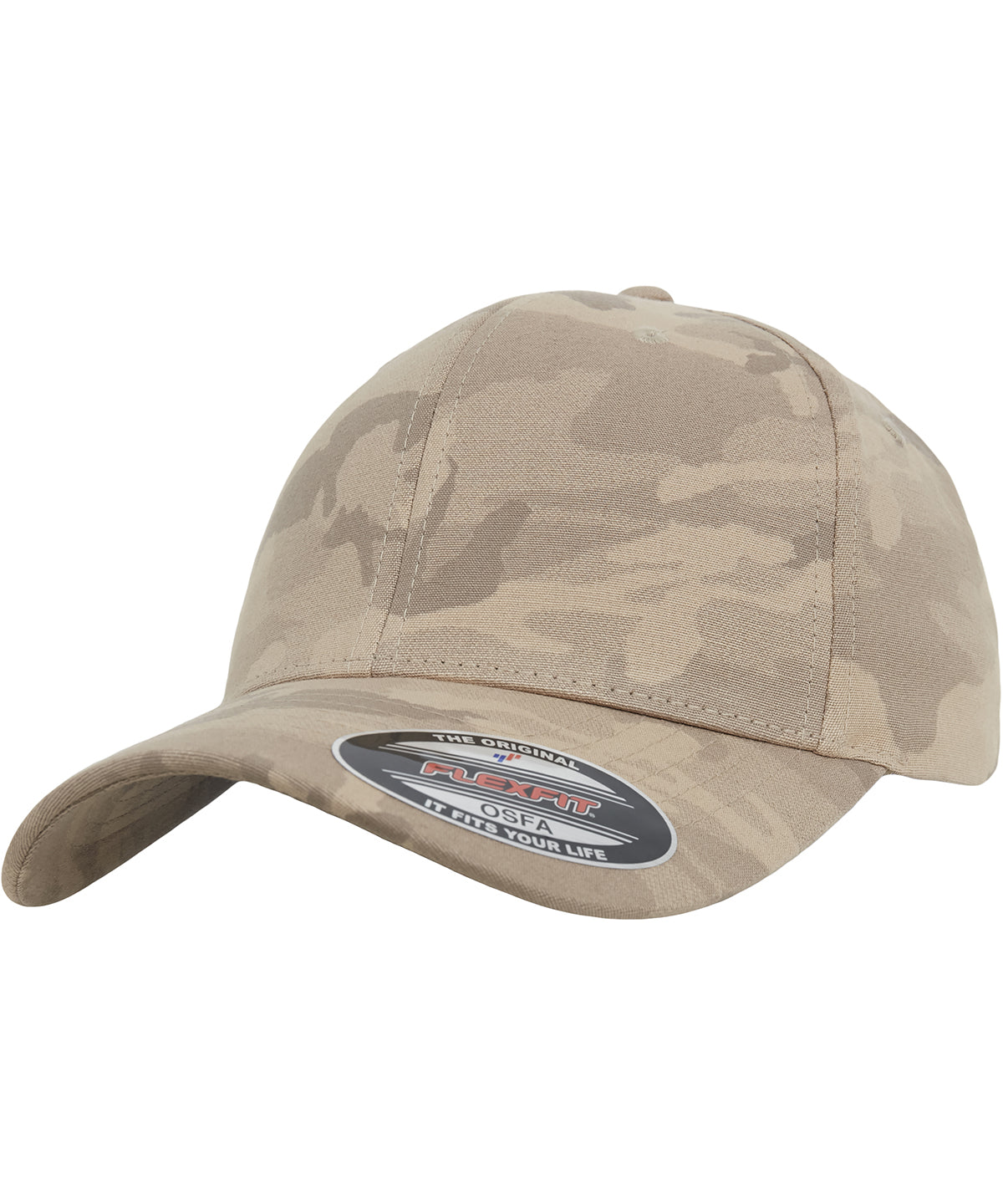 Flexfit by Yupoong Flexfit light camo in Dark Beige Camo, image 2