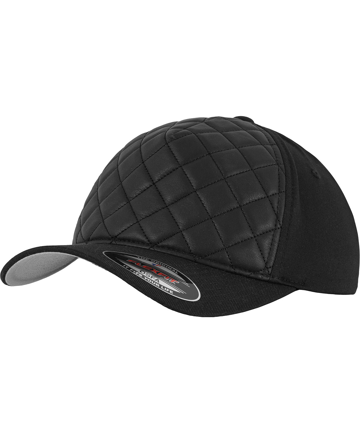 Flexfit by Yupoong Diamond quilted Flexfit in Black, image 2