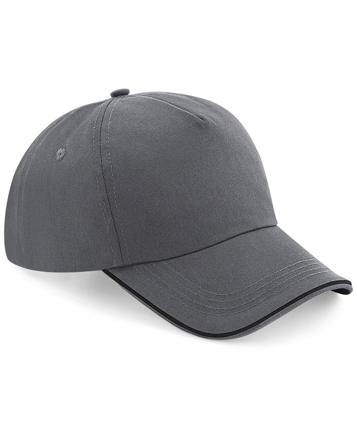 Beechfield Authentic 5-panel cap - piped peak, image 7