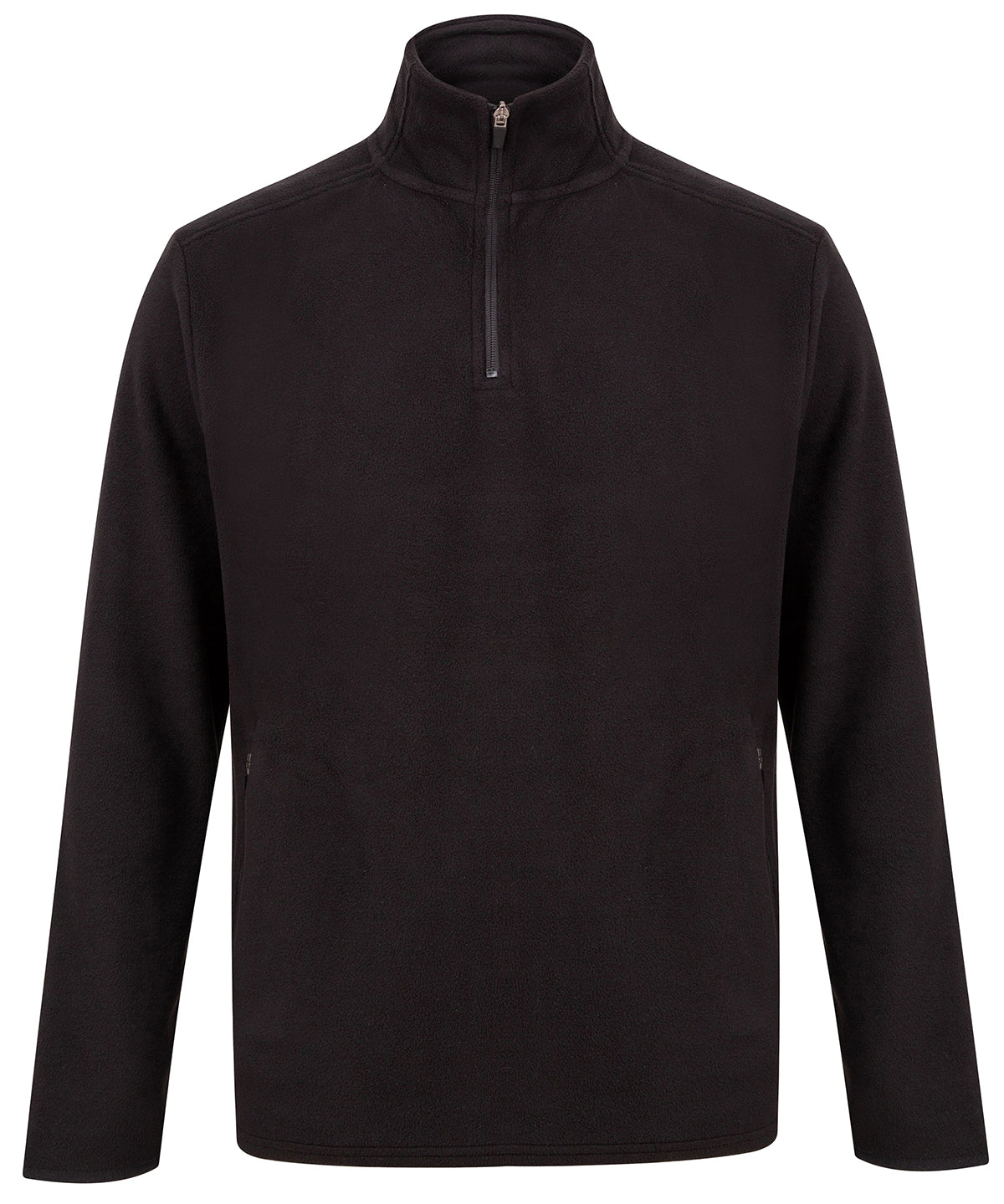 Henbury ¼ zip microfleece jacket, image 3