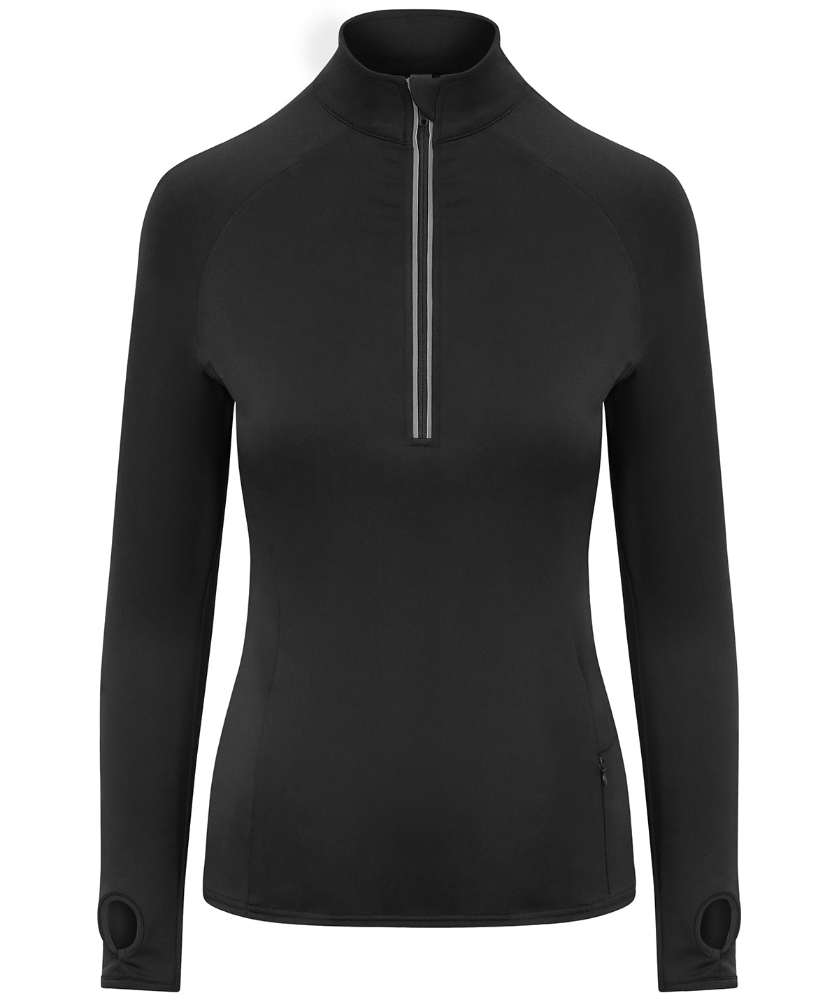 AWDis Just Cool Women's Cool Flex long half-zip top, image 3