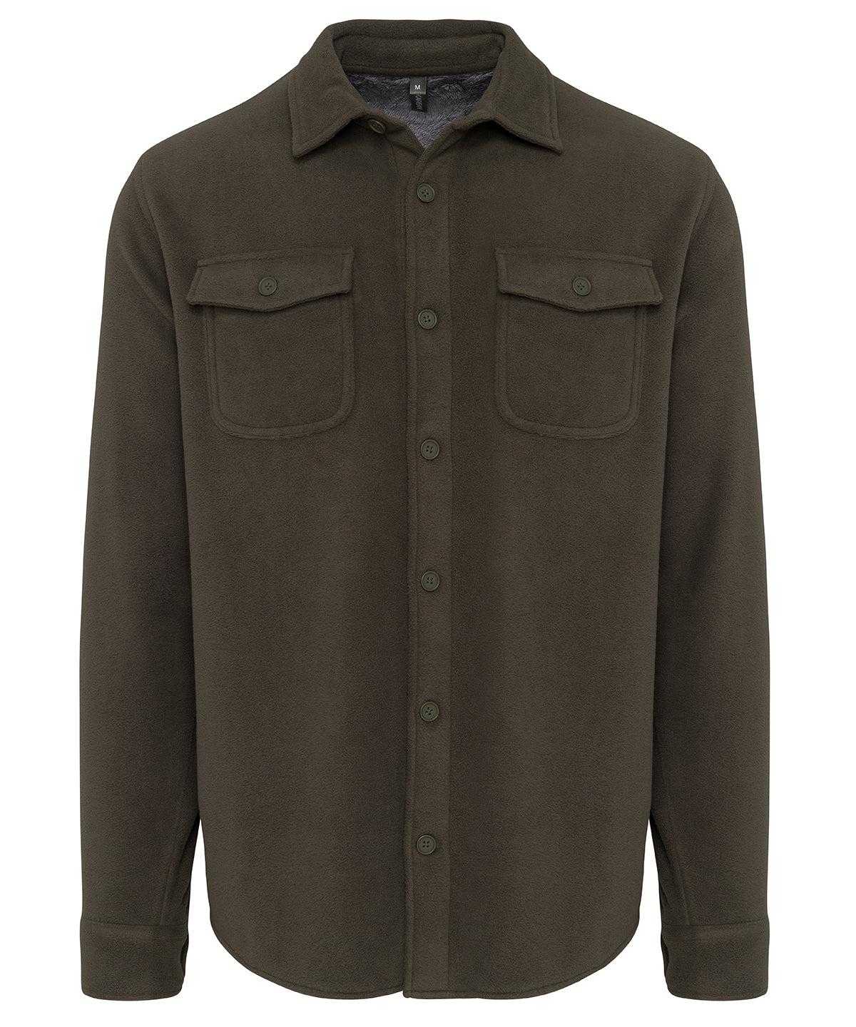 Kariban Sherpa-lined fleece overshirt, image 2