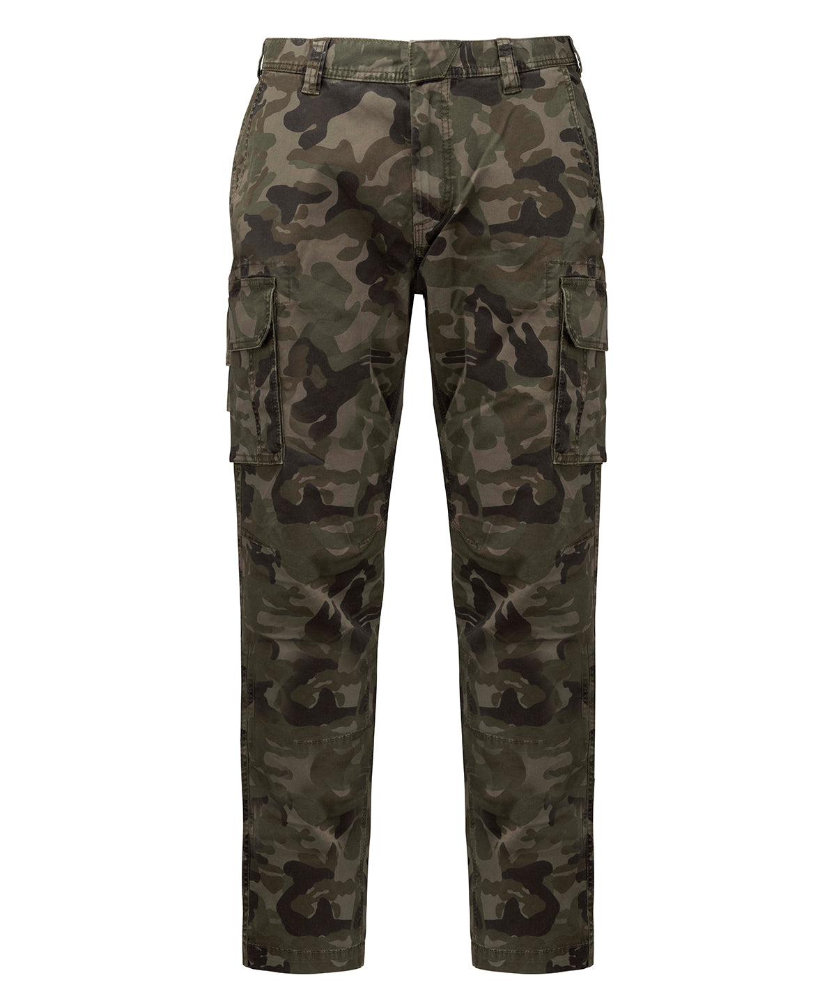 Kariban Men's multipocket trousers in Camo, image 2