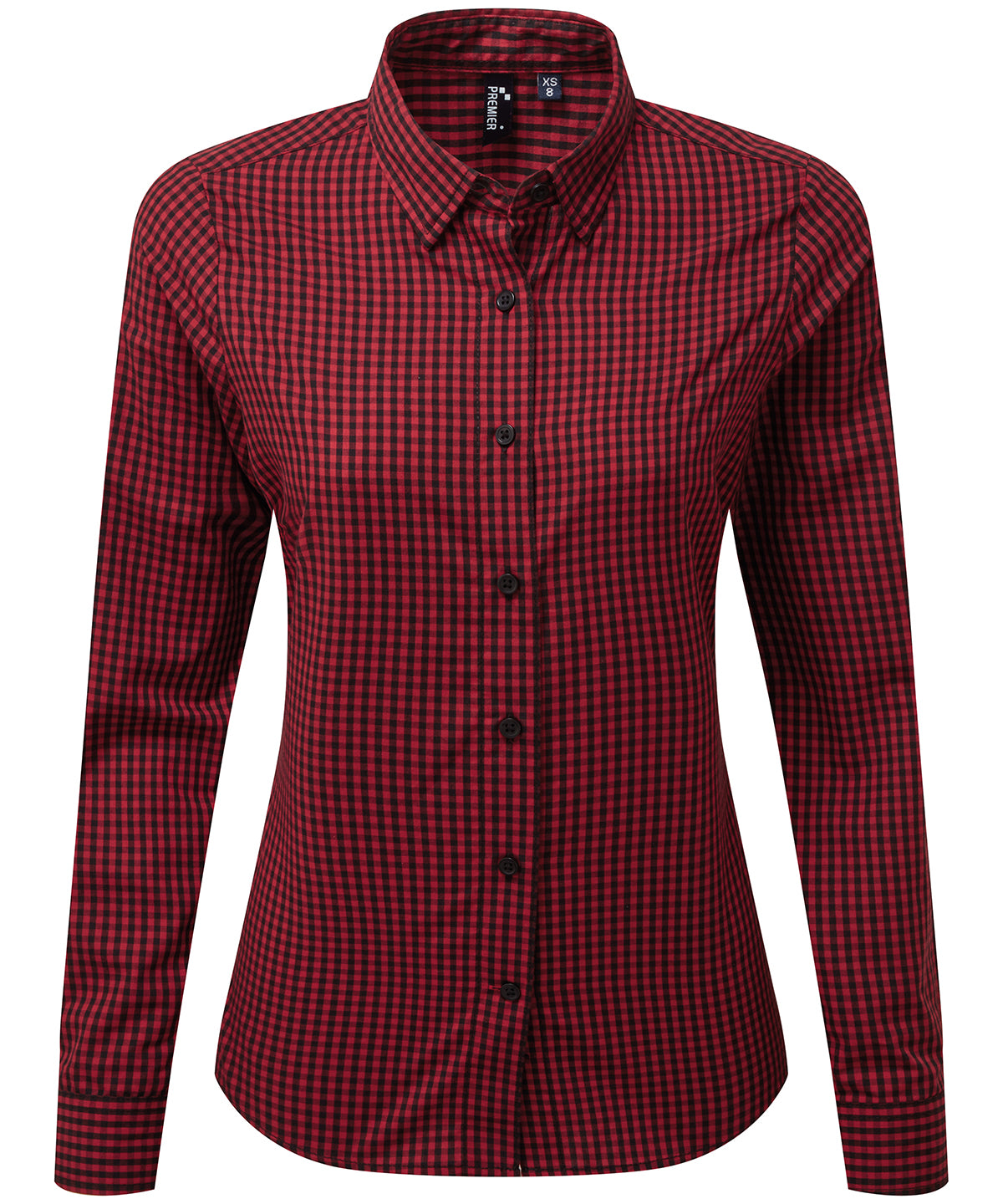 Premier Women's Maxton check long sleeve shirt, image 3