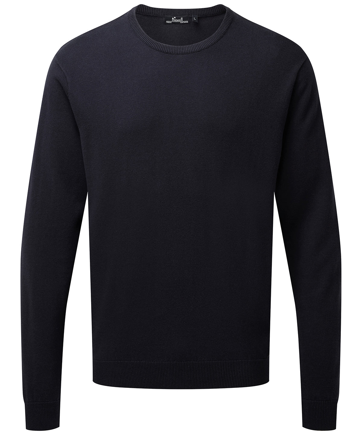 Premier Crew neck cotton-rich knitted sweater, image 5