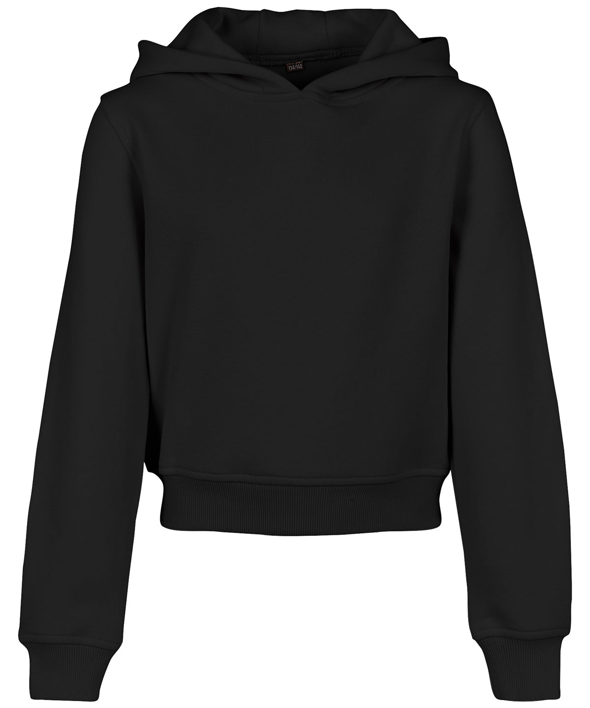 Build Your Brand Girls cropped sweat hoodie, image 3