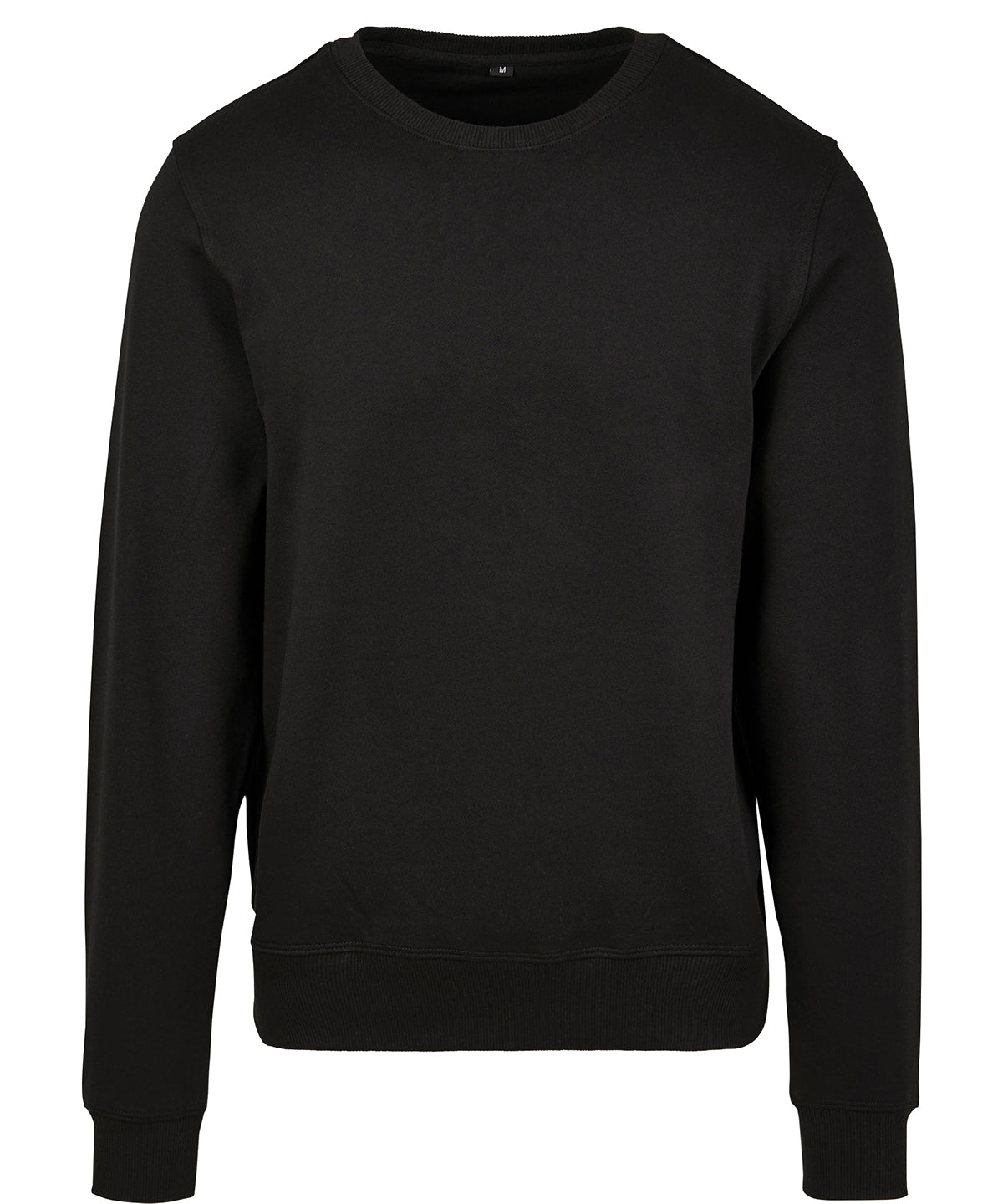 Build Your Brand Premium crew neck in Black, image 2