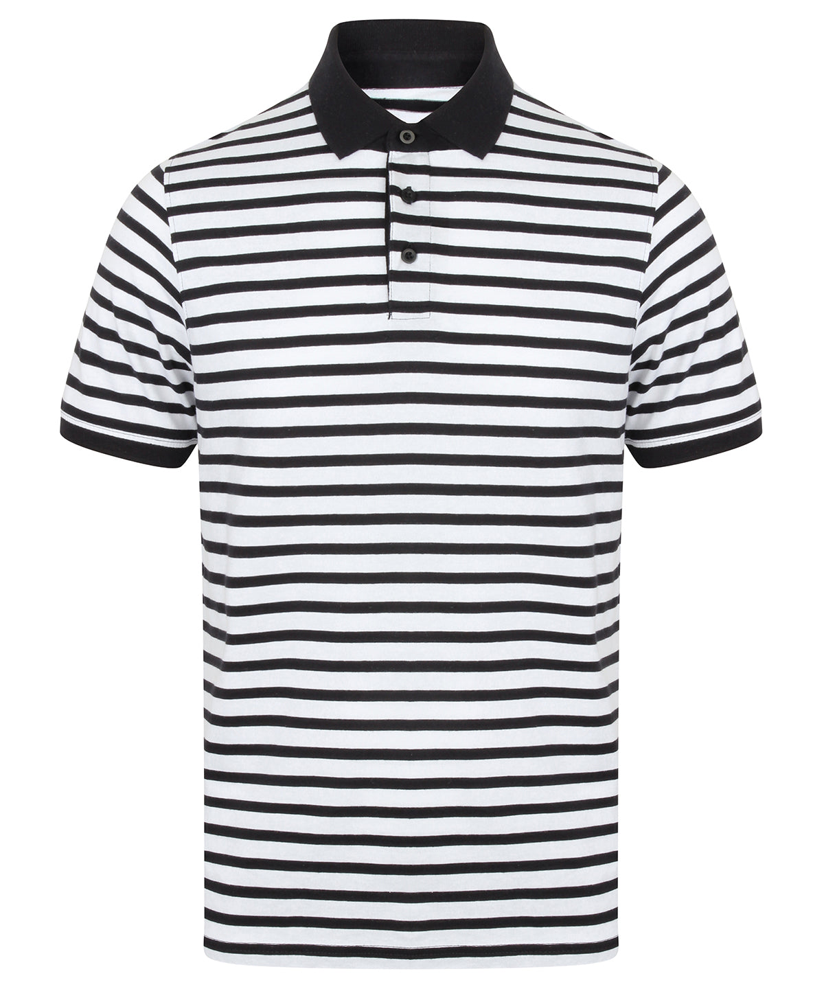 Front Row Striped Jersey polo shirt, image 3