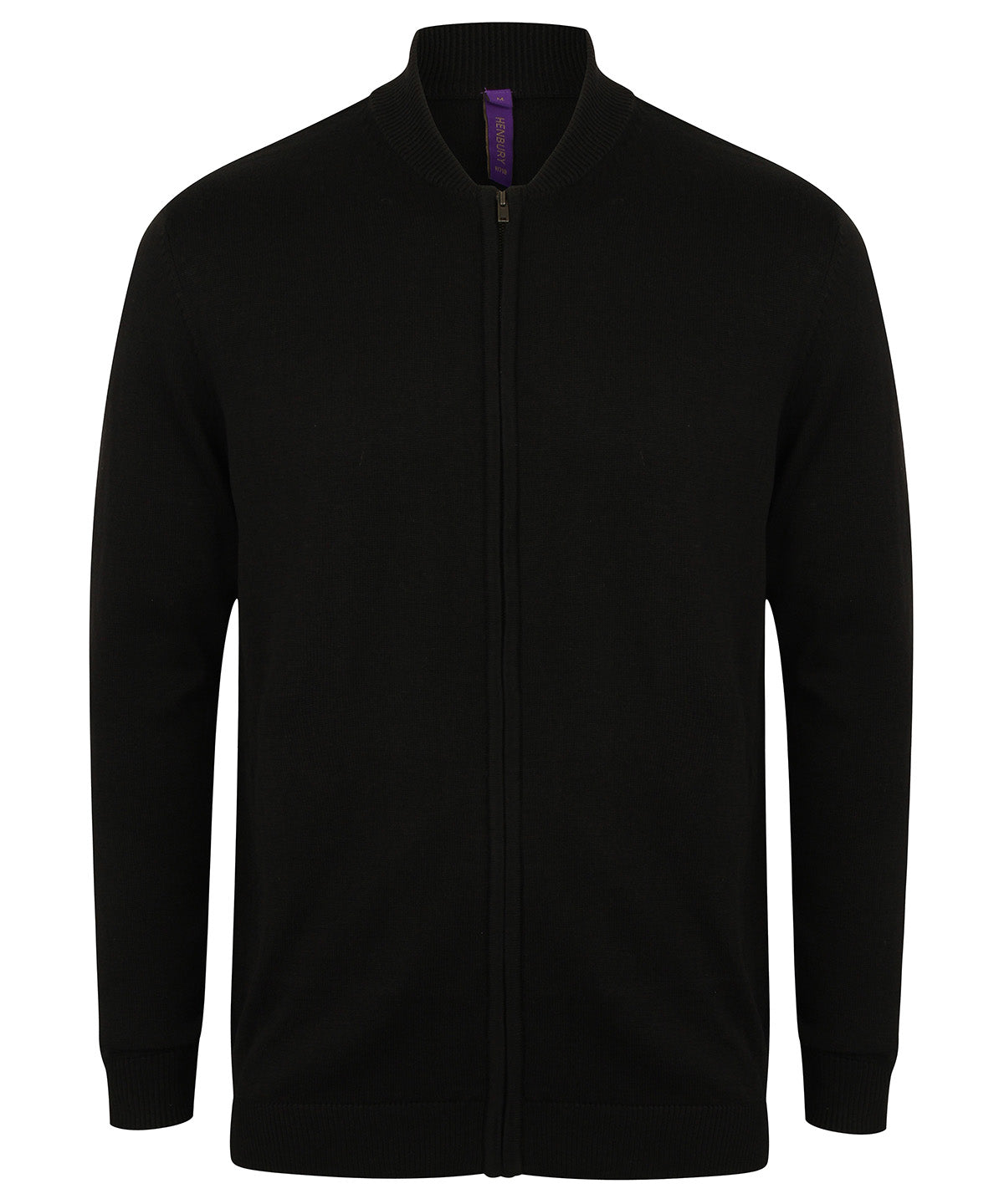 Henbury Unisex zip-through cardigan, image 2