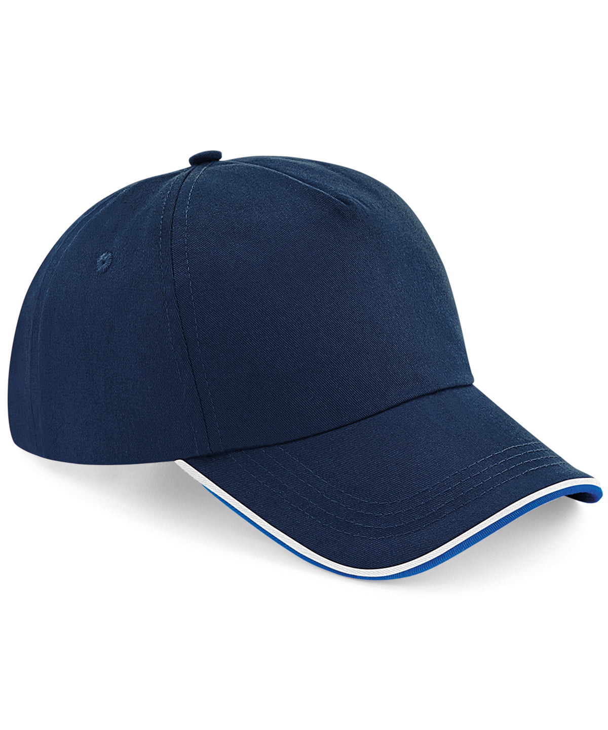 Beechfield Authentic 5-panel cap - piped peak, image 4