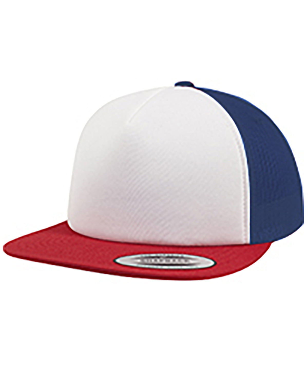 Flexfit by Yupoong Foam trucker with white front, image 5