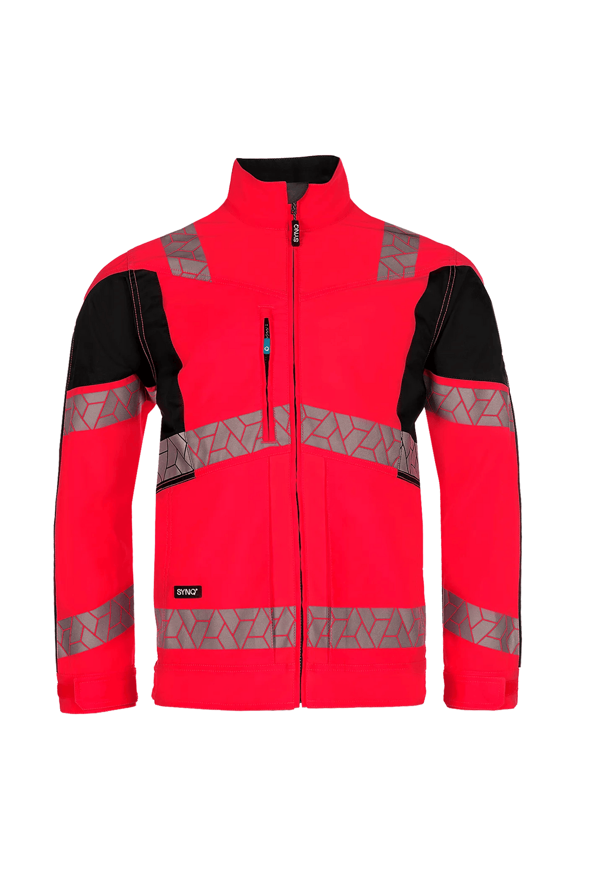 SYNQ Watcher in High-vis red/Black, front view