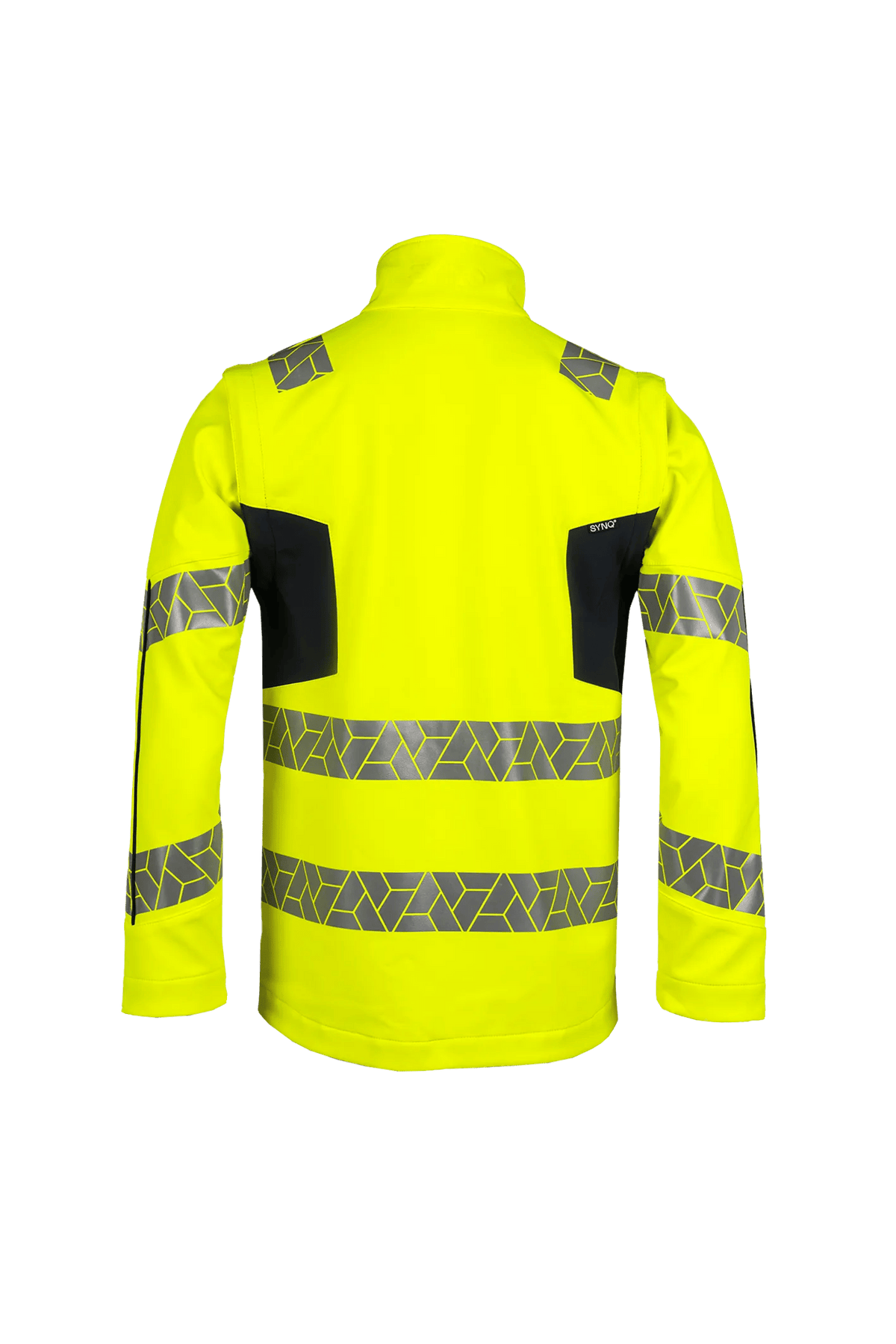 SYNQ Ledstart in High-vis yellow/Black, back view