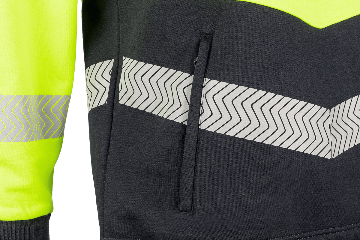 Sioen PRO Corran in High-vis yellow/Navy blue