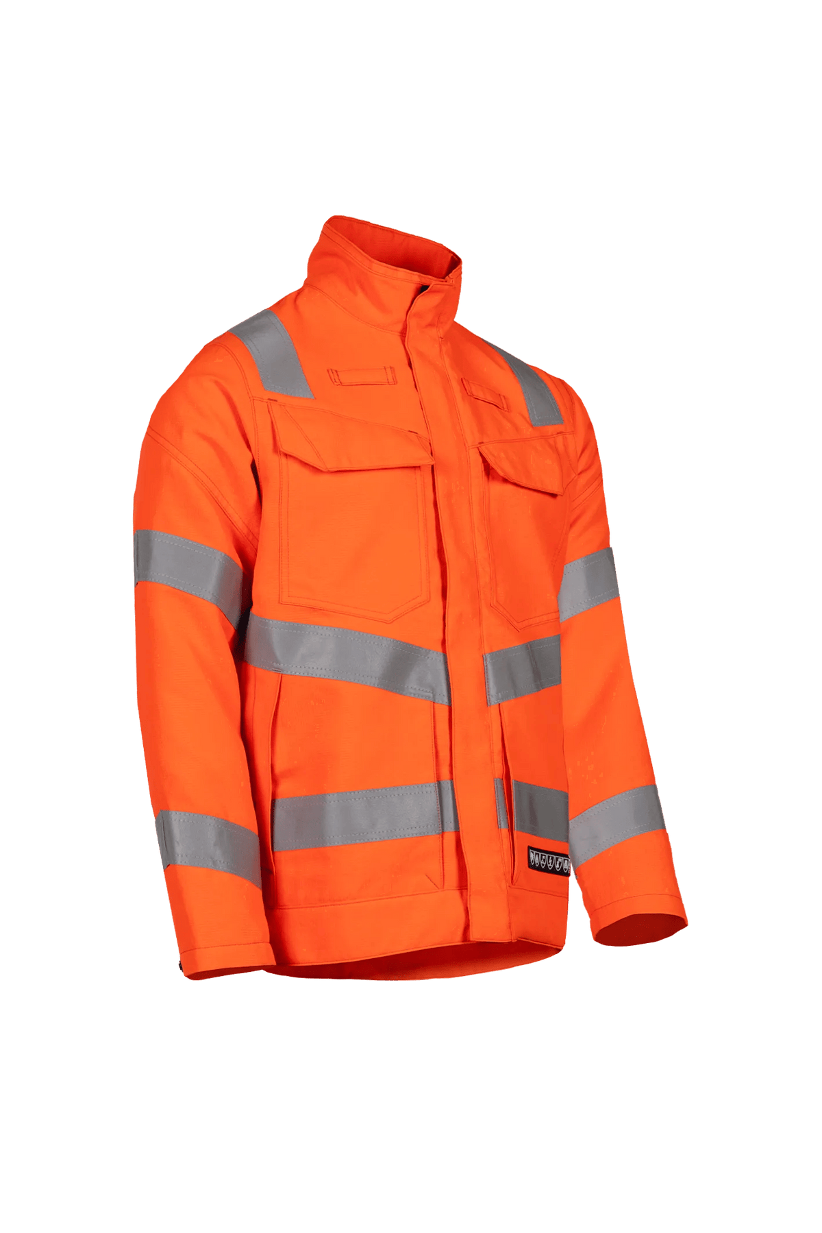 Sioen PRO Alcor in High-vis orange, side view