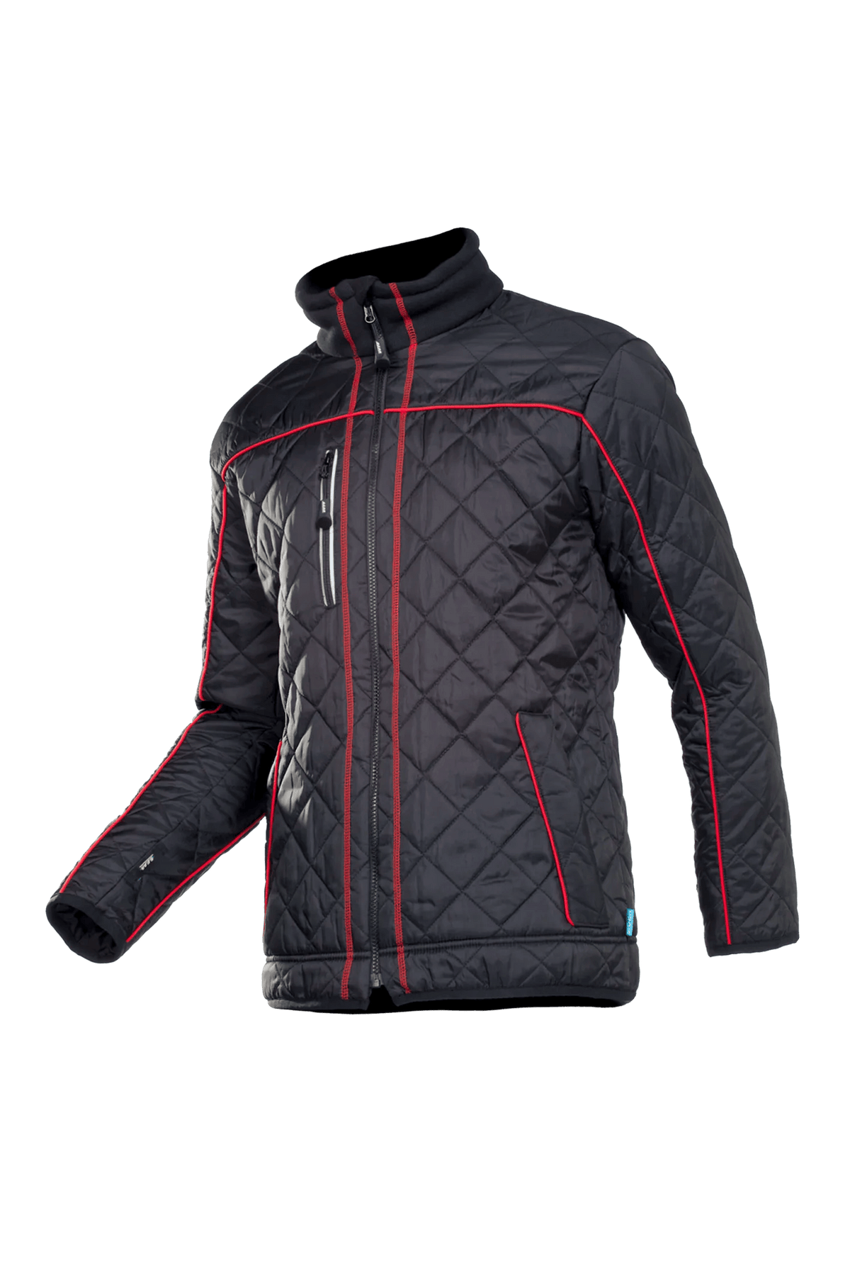 Sioen Germo in Black/Red, side view
