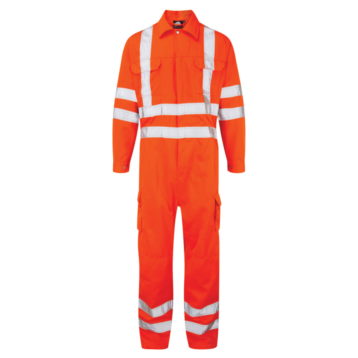 ØRN Hi-Vis Shrike Coverall – Orange – front