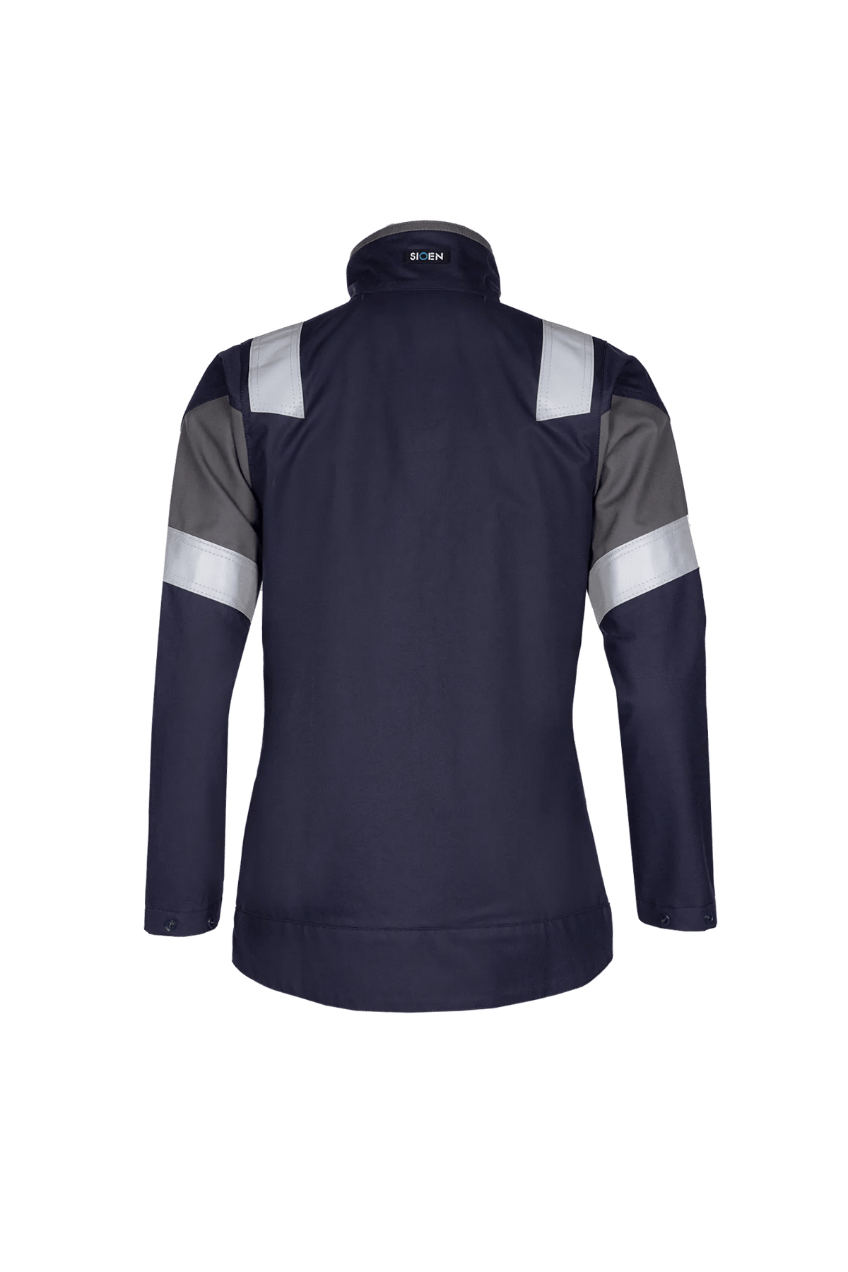 Sioen PRO Bennu Women in Navy blue/Anthracite grey, back view