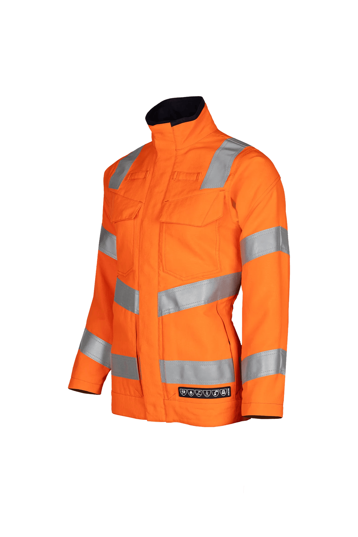 Sioen PRO Alcor Women in High-vis orange, side view