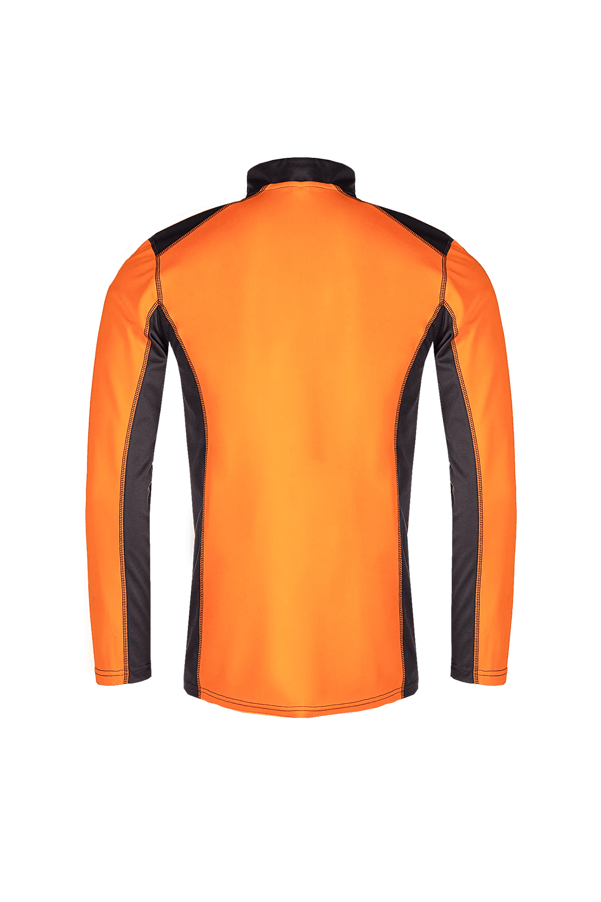 SIP Protection 697A in Hi-Vis Orange/Grey, back view