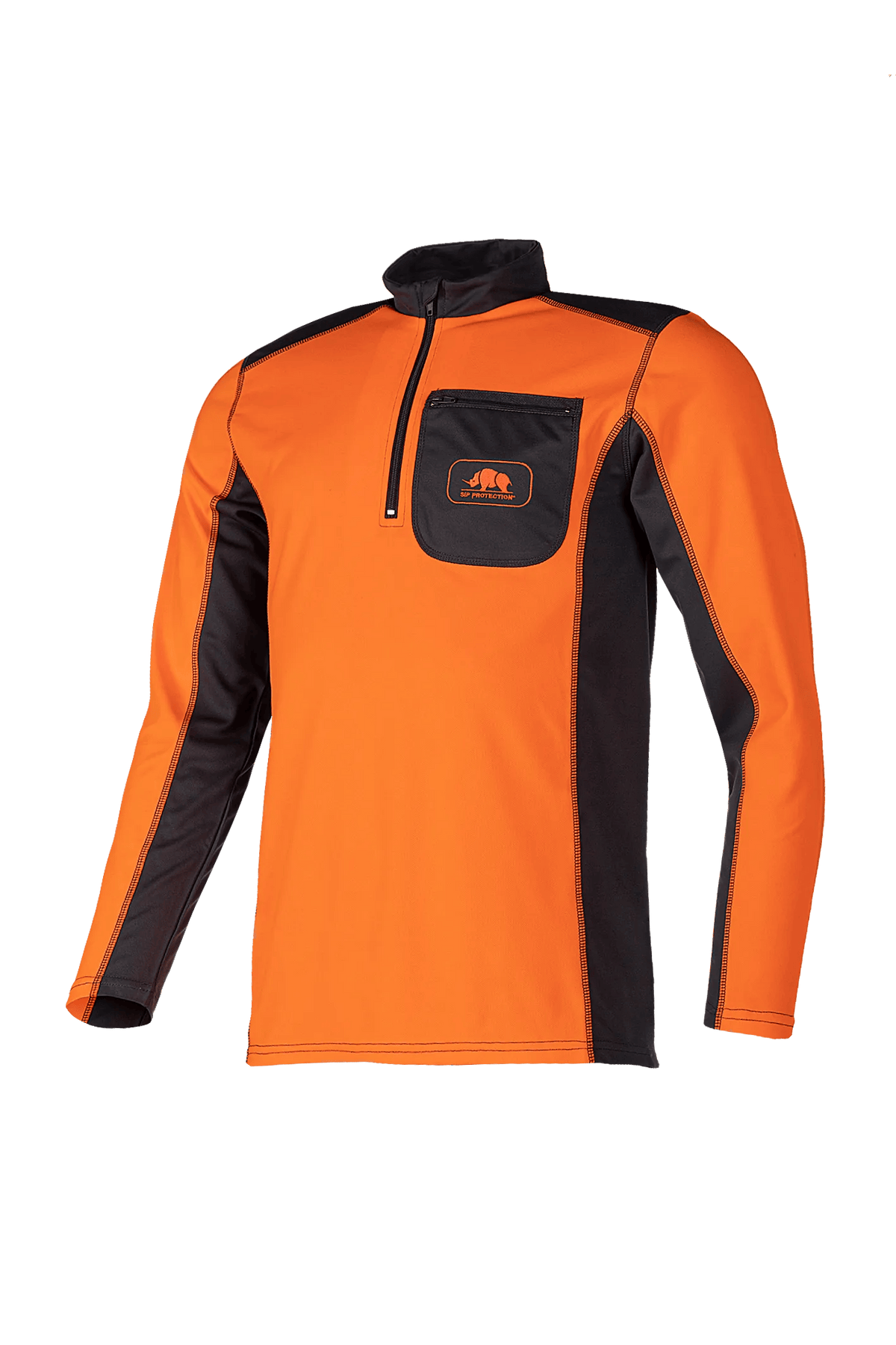 SIP Protection 697A in Hi-Vis Orange/Grey, side view