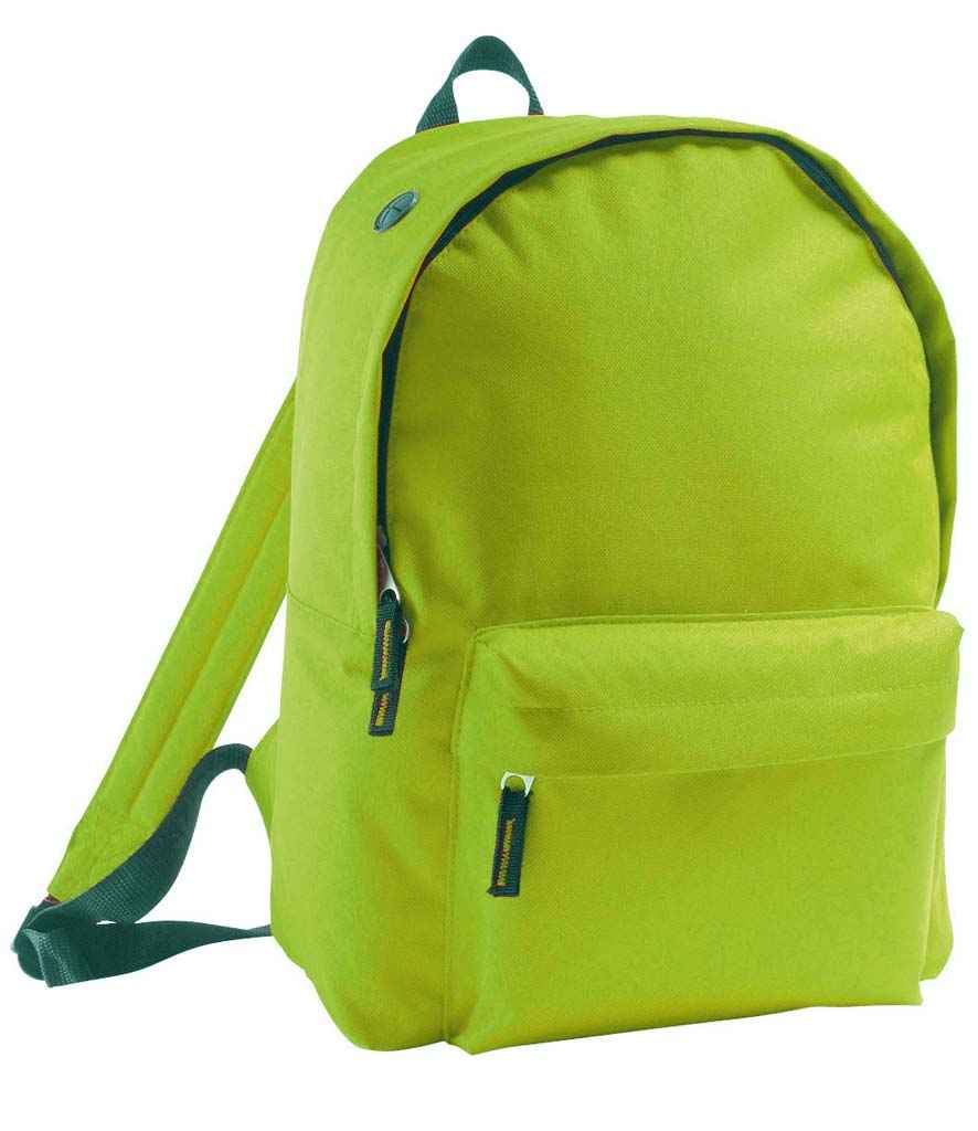 SOL'S Rider Backpack in Apple Green, front view