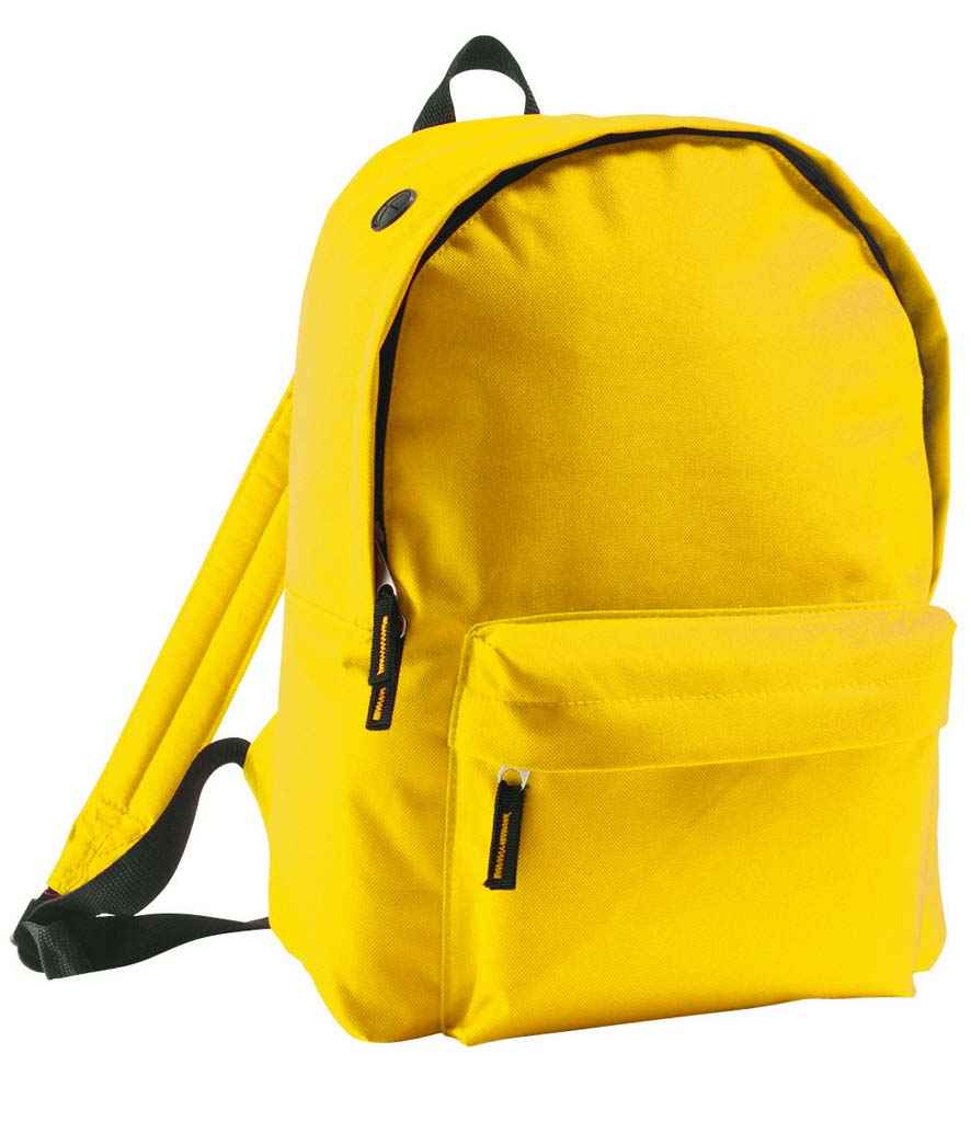 SOL'S Rider Backpack in Gold, front view