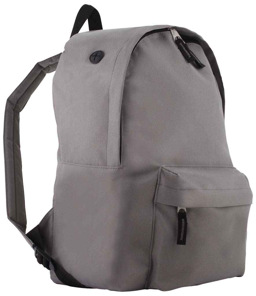 SOL'S Rider Backpack in Graphite Grey, front view