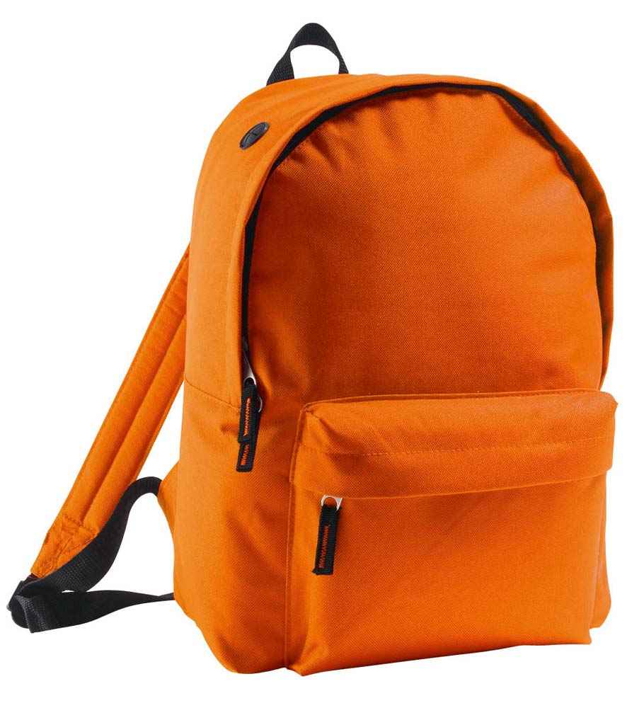 SOL'S Rider Backpack in Orange, front view
