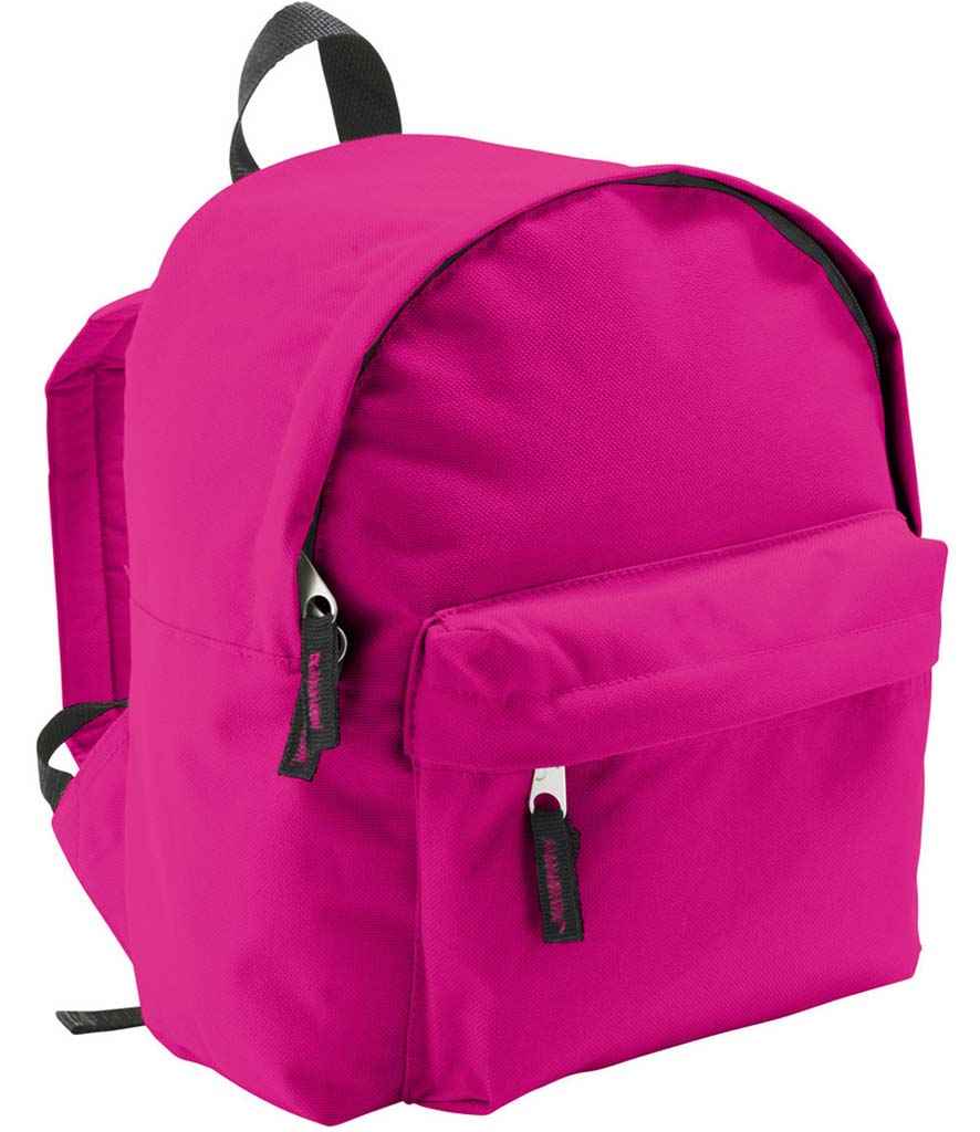 SOL'S Kids Rider Backpack in Fuchsia, front view