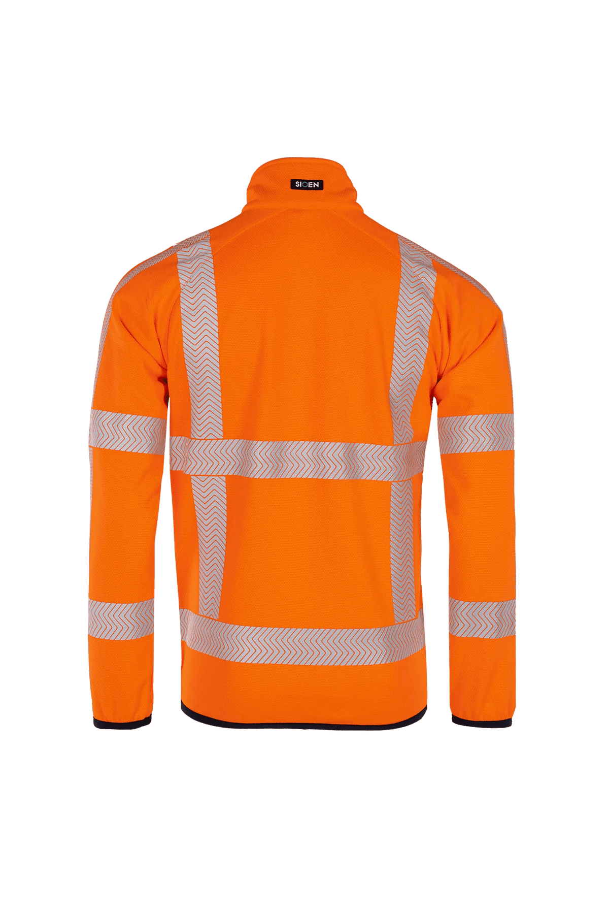 Sioen Midlum in High-vis orange, back view