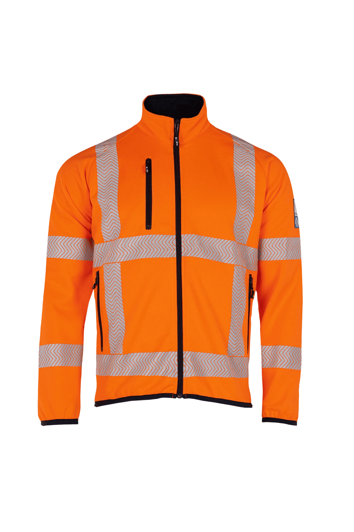 Sioen Midlum in High-vis orange, front view
