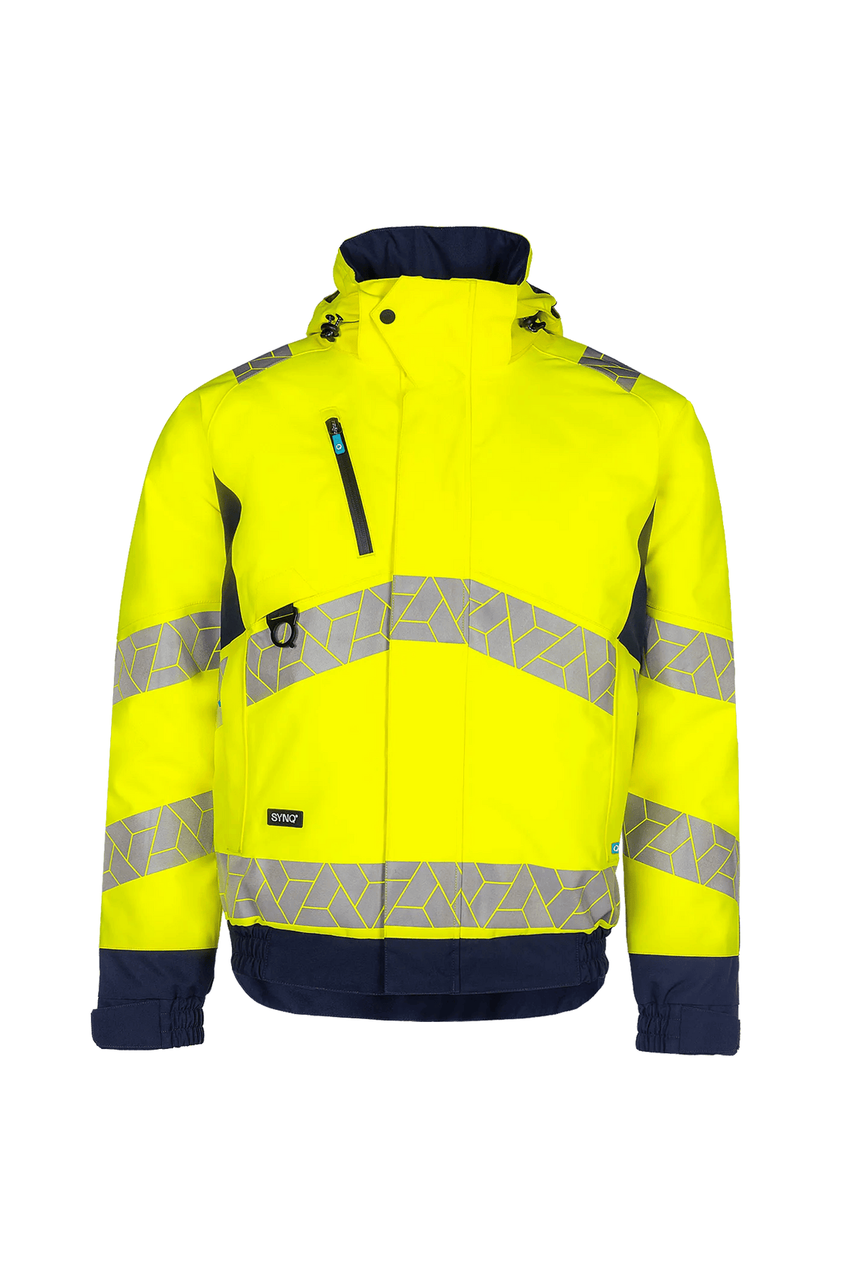 SYNQ Beamer in High-vis yellow/Navy blue, front view