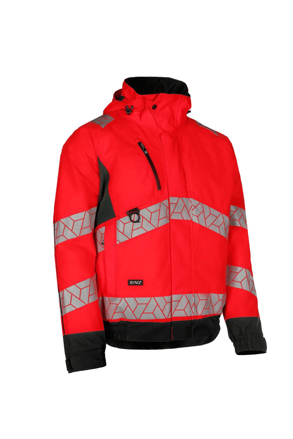 SYNQ Beamer in High-vis red/Black, side view