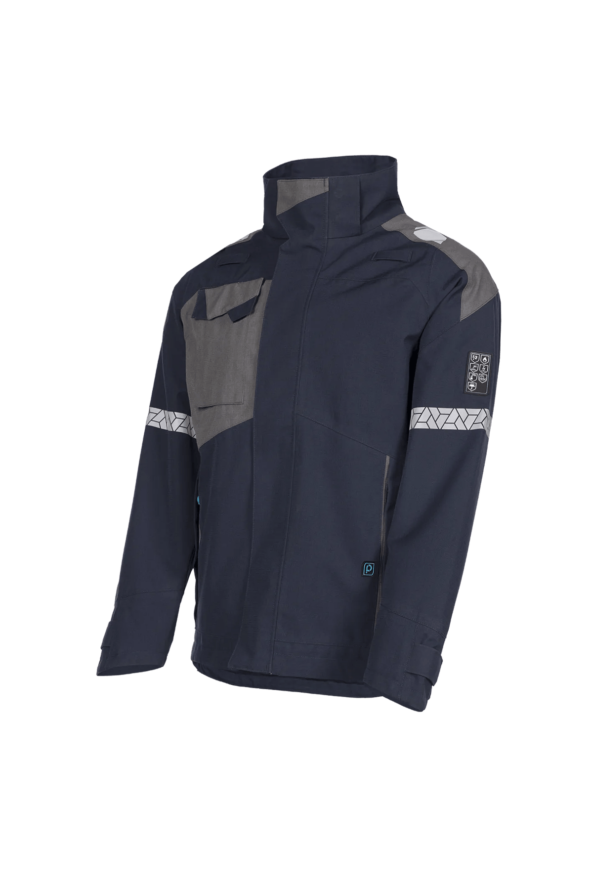 Sioen PRO Montar in Navy blue/Anthracite grey, side view