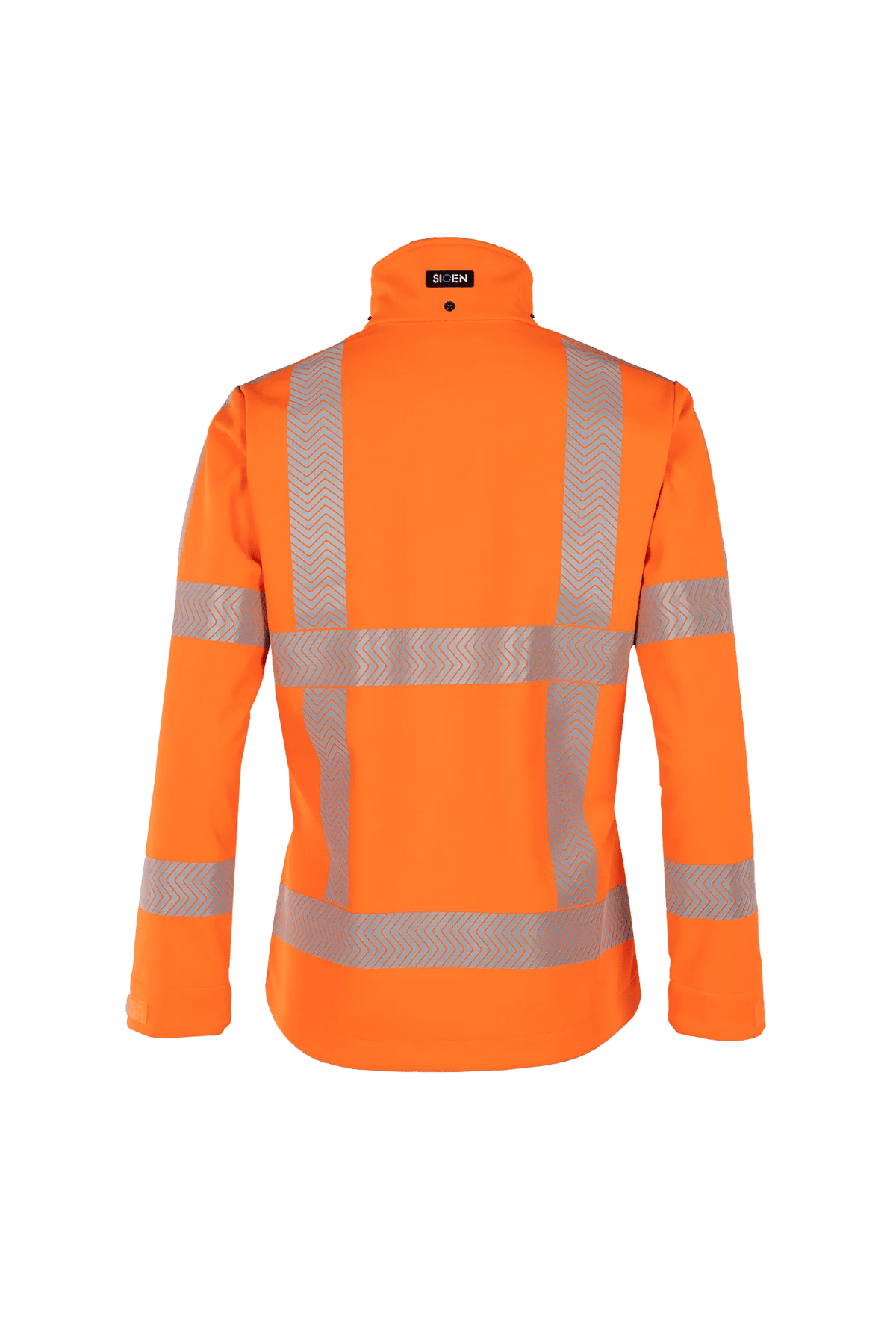 Sioen Anloo Women in High-vis orange, back view