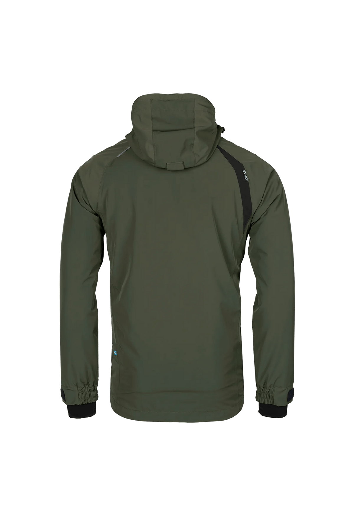 SYNQ Qold in Khaki green/Black, back view