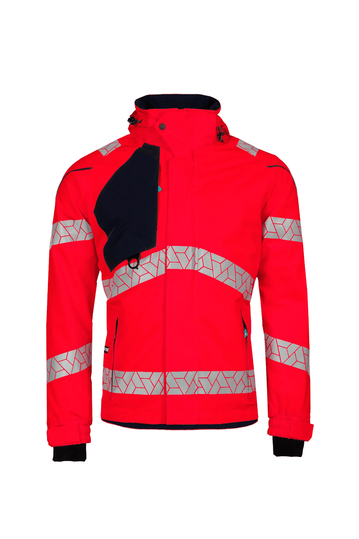 SYNQ Qrux in High-vis red/Black, front view