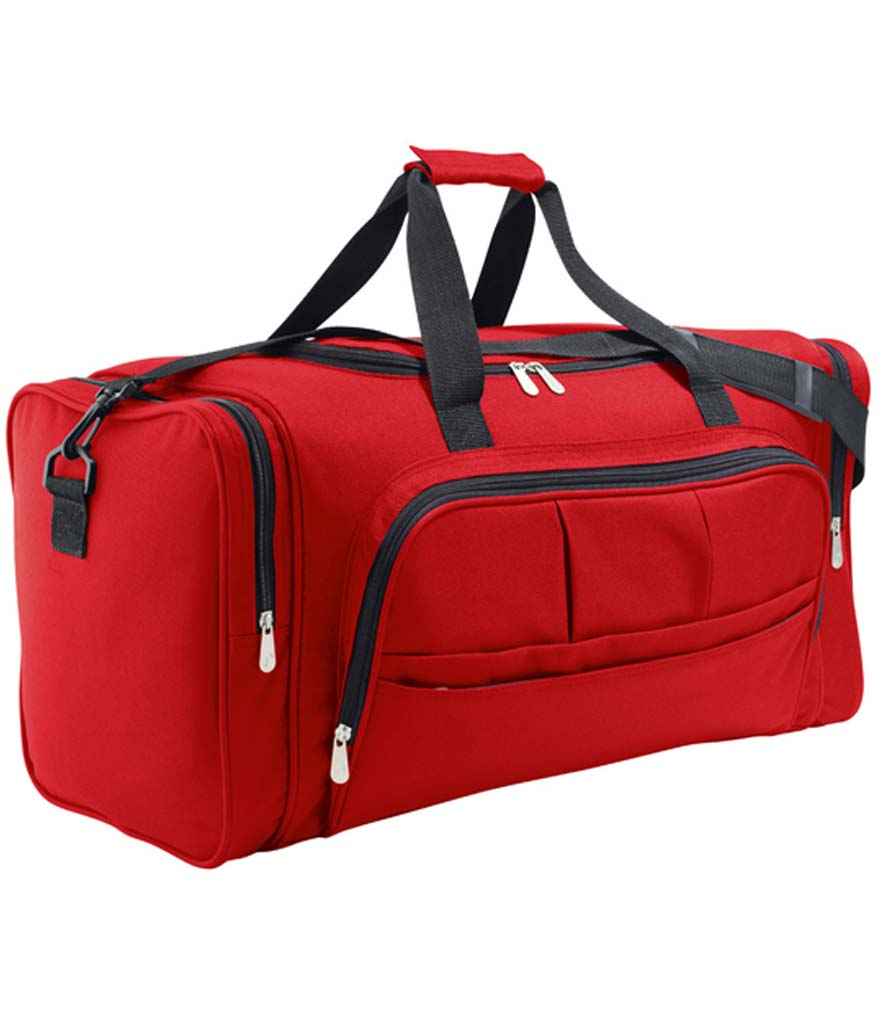 SOL'S Weekend Holdall in Red, front view