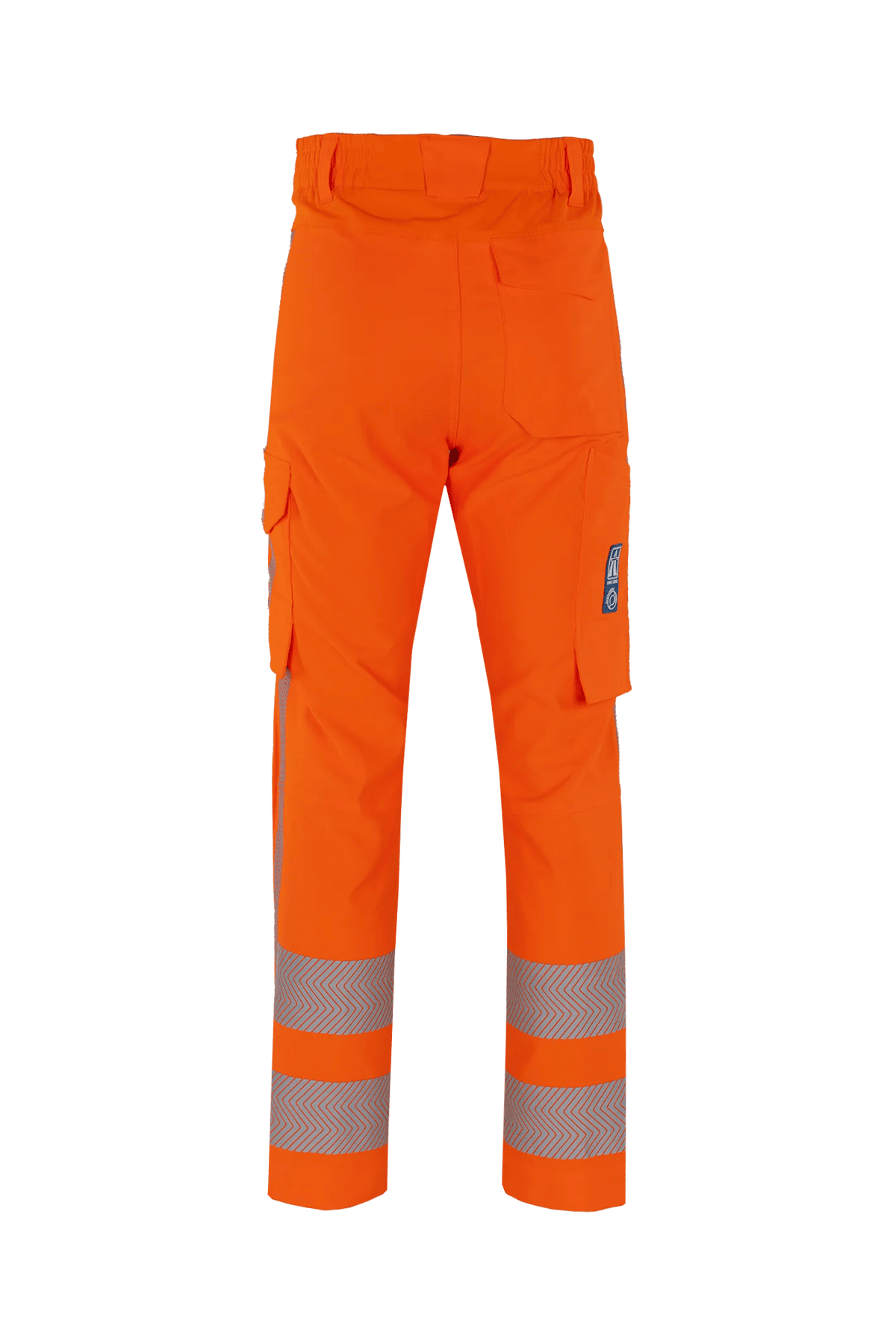 Sioen Tommel in High-vis orange, back view