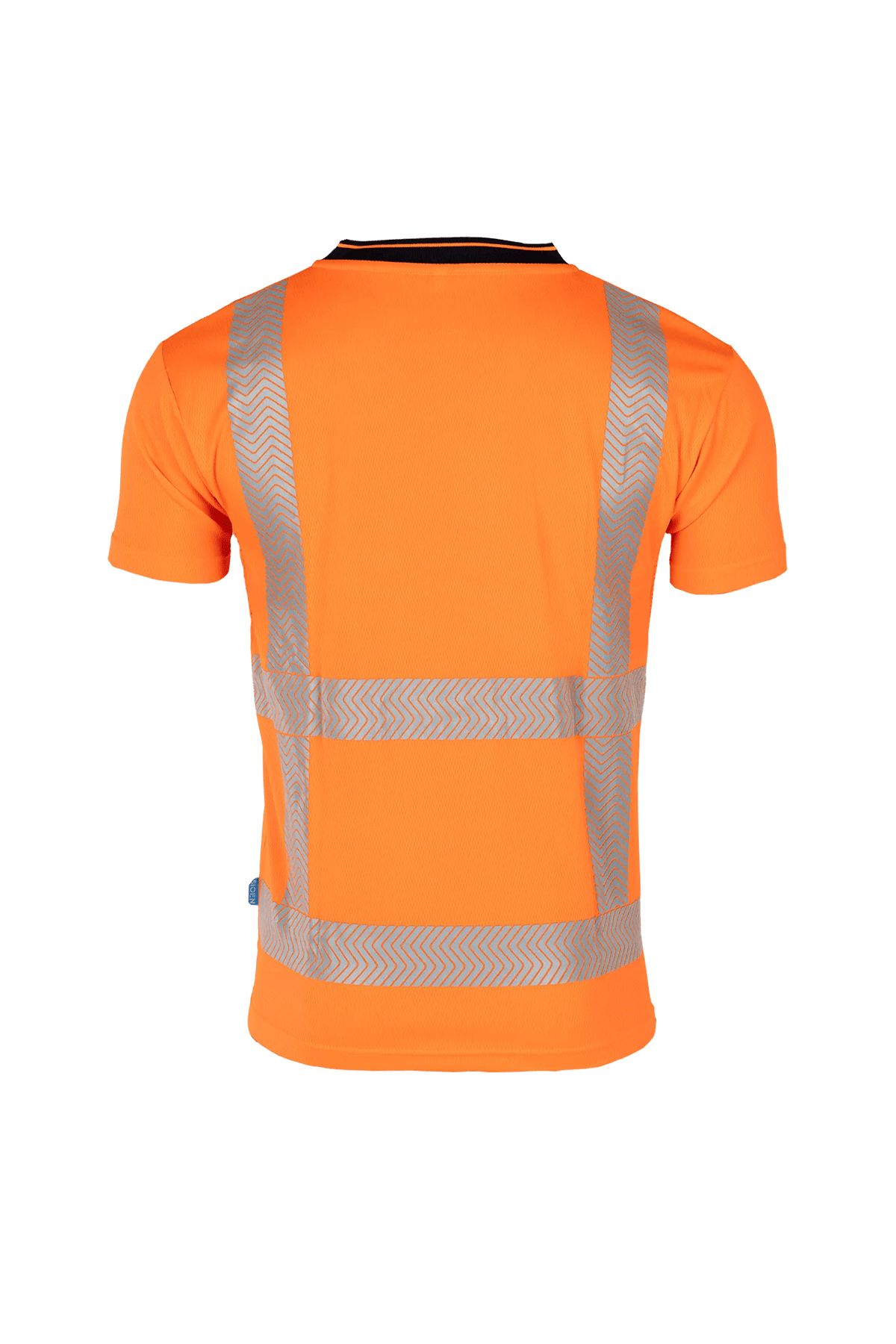 Sioen Alkum in High-vis orange, back view