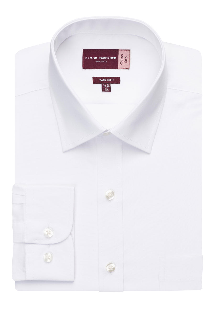 Brook Taverner Rapino Shirt in White, main product image