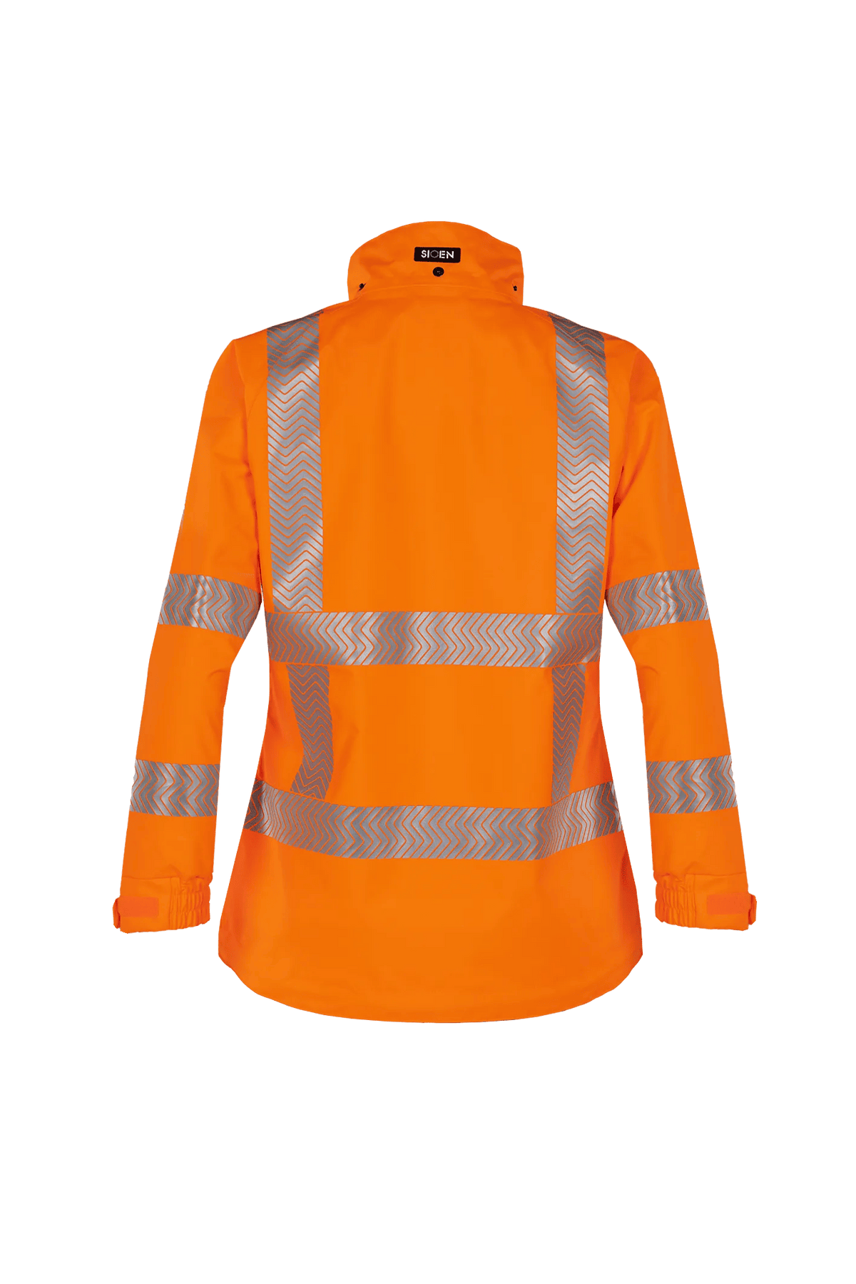 Sioen Edam Women in High-vis orange, back view