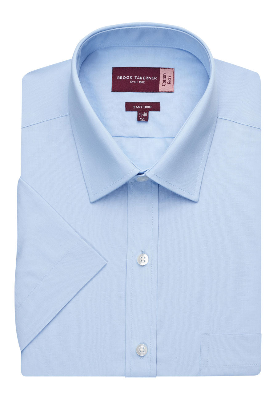 Brook Taverner Rosello Shirt in Blue, image 3